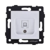 REA-018WH Розетка Ethernet RJ45 белый Kollinger REA-018WH для Aspekt, Eleganz, Reflex