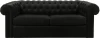 344557 Диван Chesterfield ОГОГО (арт.344557), (Ткань/Черный)