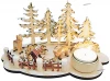 17-348 Новогодний подсвечник из дерева Snowlight