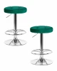 LM-5008-N_CH-M_V-MJ9-88 Набор 2 шт табурет барный DOBRIN BRUNO (зеленый велюр (MJ9-88))