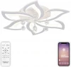 LED LAMPS 81238 Потолочная светодиодная люстра с пультом и управлением смартфоном 120W Olimp LED LAMPS 81238 Natali Kovaltseva (регулировка яркости, 220V, подвески, цветы)