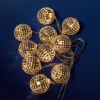ULD-S1800-010/STB/3AA WARM WHITE IP20 DISCOBALLS Гирлянда светодиодная Диско. на батарейках 3AA не в-к. 1.8м. 10 светодиодов. ULD ULD-S1800-010/STB/3AA WARM WHITE IP20 DISCOBALLS
