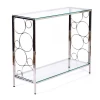 2031-CC clear Консольный стол AllConsoles 2031-CC clear зеркальный хром