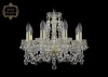 11.26.8.141.Gd.B Подвесная люстра Art Classic 11.26 11.26.8.141.Gd.B (220V, хрусталь, на цепи, подсвечник, свеча)