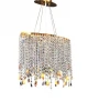 LDP 7051-4A GD Подвесная люстра Lumina Deco Santosa LDP 7051-4A GD