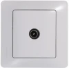 GSL000192 ТВ-розетка встраиваемая проходная (белый) Systeme Electric Glossa GSL000192
