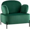 УТ000035881 Кресло Stool Group Кэнди с подлокотниками велюр зелёный УТ000035881