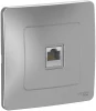 BLNIS045003 Розетка встраиваемая Ethernet RJ-45 (алюминий) Systeme Electric Blanca BLNIS045003