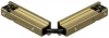 TR5724-SB Коннектор для трека Denkirs Shine Base TR5724-SB 90° стена-потолок с поворотом трека под произвольным углом, сатинированная латунь (48V)