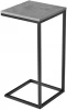 RF 0230 Придиванный столик Loft 35х35 Бетон Чикаго с чёрными ножками Bradex Home RF 0230