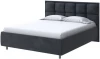 2018223 PROxSON Кровать Chessy без основания (Ткань: Велюр Casa Графитовый) 180x190