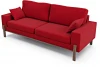 211069 Диван Arsko прямой Хангель велюр красный