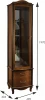 008571 Шкаф-витрина Джульетта, орех Л Mebelik арт.008571