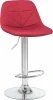 2035-LM DINA,  цвет сиденья бордовый, цвет основания хром Стул барный DINA (бордовый)