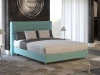 1925672 PROxSON Кровать Tallinn Boxspring Standart (Ткань: Велюр Monopoly Мятный лёд (670)) 120x200