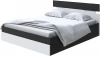 2015295 Без бренда Кровать Milton с подъемным механизмом (ЛДСП Черный/Белый) 140x190