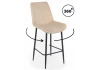 632600 Барный стул Седа 360 бежевый (zd 210) / черный np 632600
