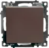 49180 Переключатель одноклавишный перекрестный (коричневый) Stekker Катрин 49180