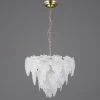 IL3593-6+3PSQ-25AB ELITE Подвесная люстра хрустальная ILLUMICO IL3593-6+3PSQ-25AB ELITE