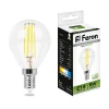 25579 Лампочка светодиодная филаментная E14 5 Вт 550 lm 4000K нейтральное белое свечение Feron 25579