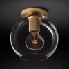 48.066 Потолочный светильник Rh Utilitaire Globe Shade Flushmount Brass ImperiumLoft 48,066 (123675-22)
