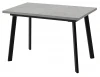 480M06048 Стол КАНЗАС 120 БЕТОН ЧИКАГО св.серый / Черный каркас M-City 64604