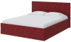 1908141 PROxSON Кровать Fresco (Ткань: Велюр Forest 13 Красный) 140x190