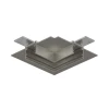 TR5705-DN Угловой элемент трека для ГКЛ 12,5 мм, 90°, потолок–потолок, тёмный никель, алюминий Denkirs Shine Hide TR5705-DN