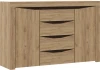 547883 Комод Woodville Паулина КМ 702 венге / дуб крафт золото 547883