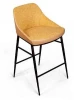 2001000000685 Стул полубарный Vincent, велюр комби жёлтый Top Concept VINCENT 2001000000685
