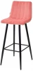 UDC8077G10817 Барный стул M-City DERRY G108-17 живой коралл, велюр