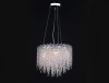 10909/C Подвесная люстра Newport 10900 10909/C (220V, хрусталь, на тросе, круглые)