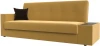 118495 Диван-книжка Лига-020 стол справа (Желтый,Коричневый/Микровельвет) Лига Диванов арт.118495
