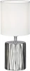 10195/L Silver Настольная лампа Escada Elektra 10195/L Silver 1х40Вт Е14, фарфор/ткань, серебро