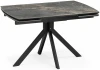621187 Кухонный стол Woodville Комильфо (Металл,Керамика/Черный) арт.621187
