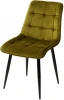 628M03687 Стул CHIC BLUVEL-75 олива / черный каркас