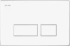 I047001 Кнопка смыва AM.PM Pro S I047001 белая глянцевая