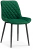 517110 Стул Седа ромб зеленый / черный 517110 Woodville