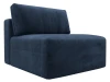 129533 Модуль диван Лига-060 НПБ (ЛДСП,Брус,Фанера,Велюр/Синий) Лига Диванов 129533