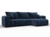 136539 Диван угловой Лига-110 НПБ угол универсальный (ДВП,ДСП,ЛДСП,Брус,Фанера,Велюр/Синий) Лига Диванов 136539