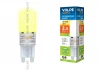 LED-JCD-2,5W/WW/G9/CL/S картон Лампочка светодиодная капсульная прозрачная G9 2,5W 3000K Volpe LED-JCD-2,5W/WW/G9/CL/S