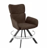 00-00076724 Стул DikLine 501 поворотный SB3 шоколад, ножки черные