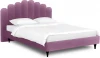 577169 Кровать Queen II Sharlotta L 1600 ОГОГО (арт.577169), (Ткань/Сиреневый)