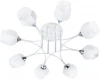 MD.4881-8-S WH+CH Потолочная люстра на штанге Imex MD.4881-8-S WH+CH