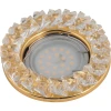 DLS-P121 GU5.3 GOLD/CLEAR Встраиваемый точечный светильник Fametto Peonia DLS-P121 GU5.3 GOLD/CLEAR