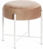 19242 Табурет Tetchair AMBER (Металл,Ткань/Бежевый,Белый) 19242