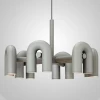 fanny01 Подвесная люстра Fanny 12 Grey ImperiumLoft Fanny01 (192009-23) (LED, 220V, на проводе)