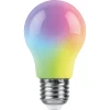 38118 Лампочка светодиодная RGB разноцветный шар E27 3W Feron 38118