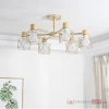 CORF-B01 Потолочная люстра на штанге Corf B3 Champagne 6 Lamps ImperiumLoft Corf-B01 (203765-26) (220V)