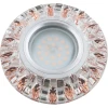 DLS-L121 GU5.3 CHROME/CLEAR+BRONZE Встраиваемый точечный светильник Fametto Luciole DLS-L121 GU5.3 CHROME/CLEAR+BRONZE